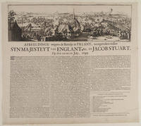 KG 06479
<br/>
Slag tussen Willem III en Jacobus II, 1690
<br/>
<em>Hooghe, Romeyn de (1645-1708)</em>